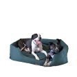 Armarkat Bolstered Dog Bed, Anti-Slip Pet Bed, Laurel Green Online Sale