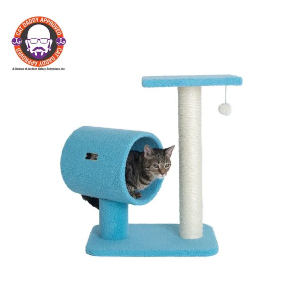 Armarkat Sky Blue 25  Cat Tree, Real Wood Scratcher for Cats For Discount