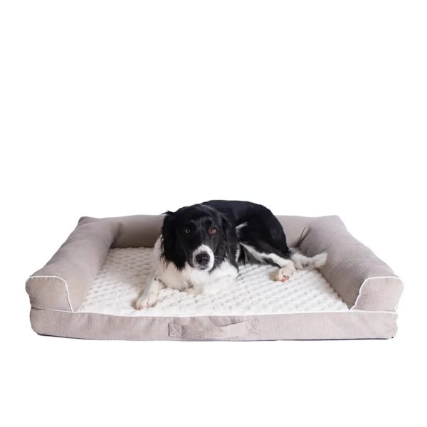 Armarkat D07B Medium Bolstered Pet Bed Cushion W Memory Foam For Cheap