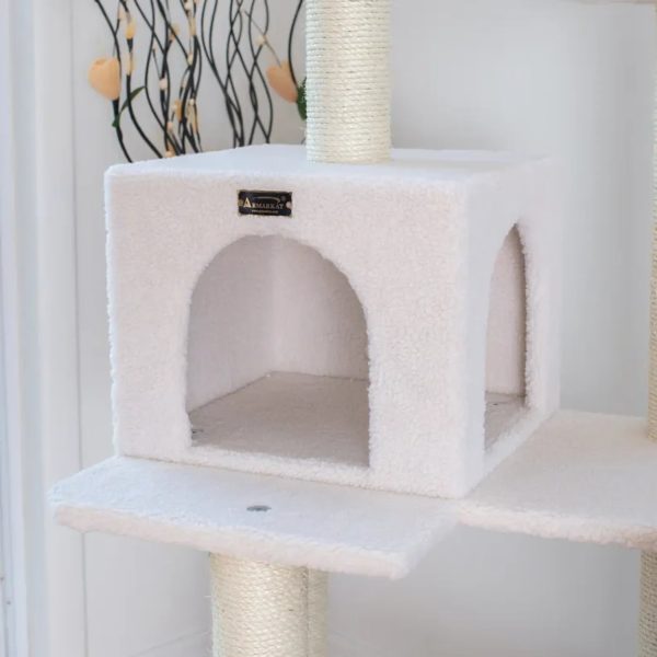 Armarkat Ivory 57  High Cat tree, Fleece Covered Cat Climber Sale