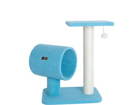 Armarkat Sky Blue 25  Cat Tree, Real Wood Scratcher for Cats For Discount