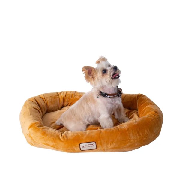 Armarkat Bolstered Pet Bed and Mat, ultra-soft Dog Bed S M L Fashion