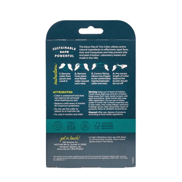 ALZOO Plant-Based Flea & Tick Collar Cat Online