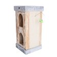 Armarkat Real Wood Double Condo Cat House With Carpet Fashion