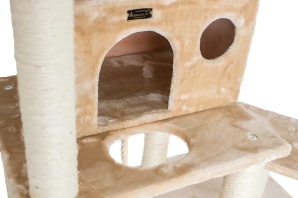 Armarkat Real Wood 72  Beige Cat Tree SratchIng Post A7202 Sale