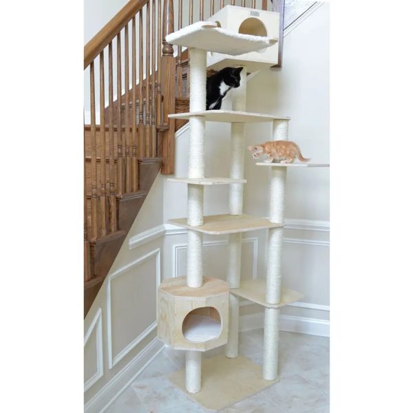 Armarkat Premium Scots Pine 89  Cat Tree Tower W 7 Levels Fashion