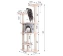 Armarkat 64  Real Wood Cat Tree W Sractch Sisal Post For Discount