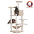 Armarkat Real Wood 72  Beige Cat Tree SratchIng Post A7202 Sale