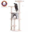 Armarkat 64  Real Wood Cat Tree W Sractch Sisal Post For Discount