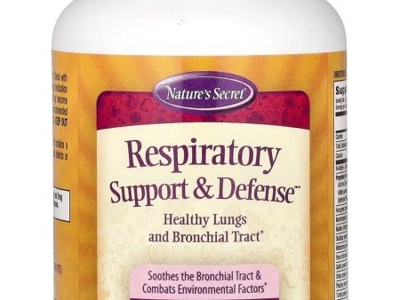 Nature s Secret, Respiratory Support & Defense, 60 Tablets For Cheap