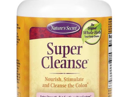 Nature s Secret, Super Cleanse, 100 Tablets Online Hot Sale