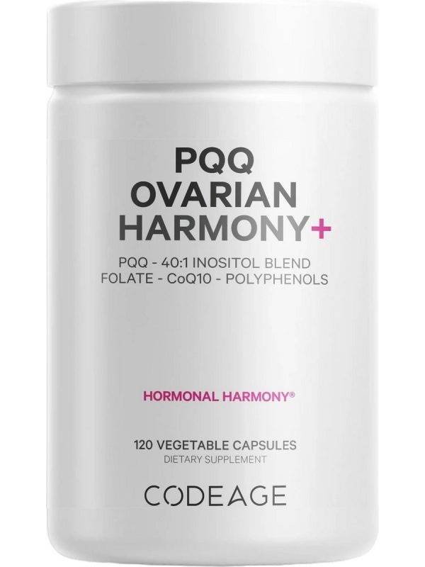 Codeage, PQQ Ovarian Harmony+, 120 Vegetable Capsules Online Hot Sale