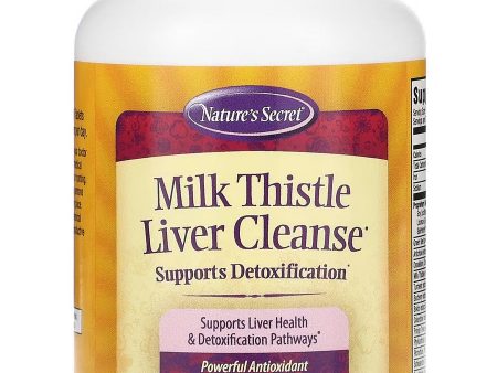 Nature s Secret, Milk Thistle Liver Cleanse, 60 Tablets Supply