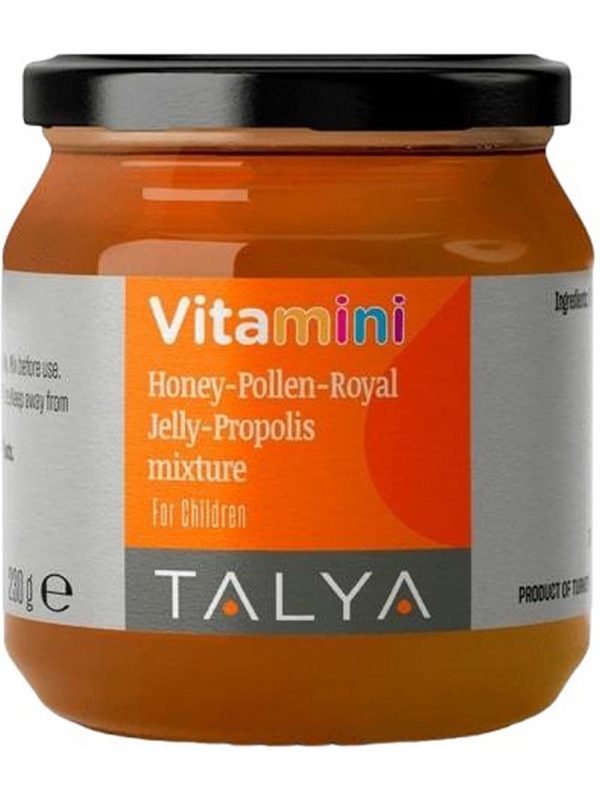 Talya, Vitamini, Honey-Pollen-Royal Jelly-Propolis Mixture For Children, 230 g Sale