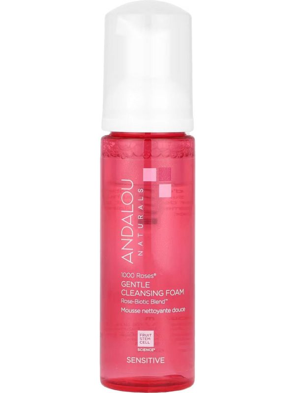 Andalou Naturals, 1000 Roses Gentle Cleansing Foam, 5.5 fl oz For Cheap