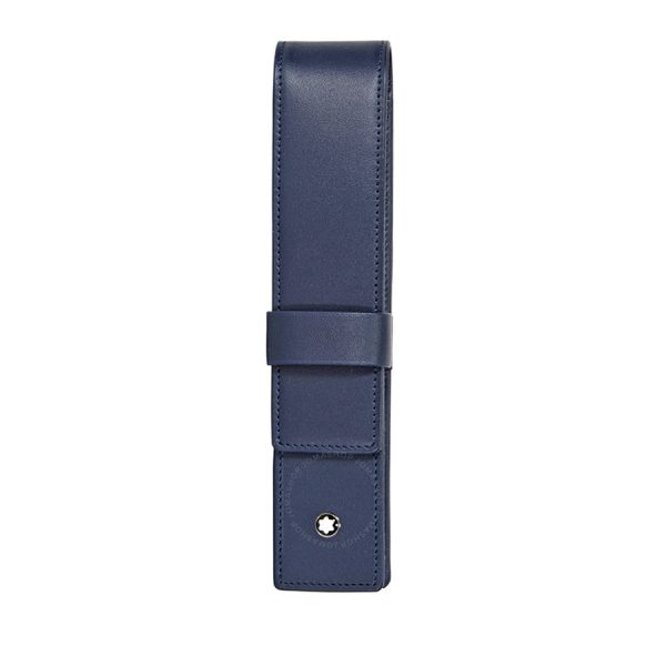 Blue Leather Meisterstuck Pen Pouch Discount