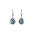 Sterling Silver Pear Shape Abalone Drop Earring (6.90ct) Online