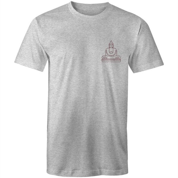 Men s Meditating Buddha Pocket T-shirt Hot on Sale