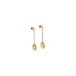 18k Yellow Gold Dora Drop Earrings For Discount