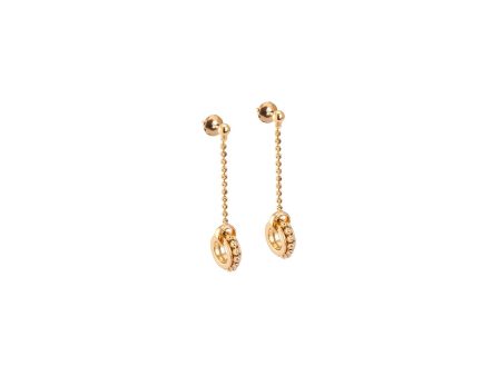 18k Yellow Gold Dora Drop Earrings For Discount