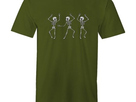 Men s Dancing Skeleton T-shirt For Discount