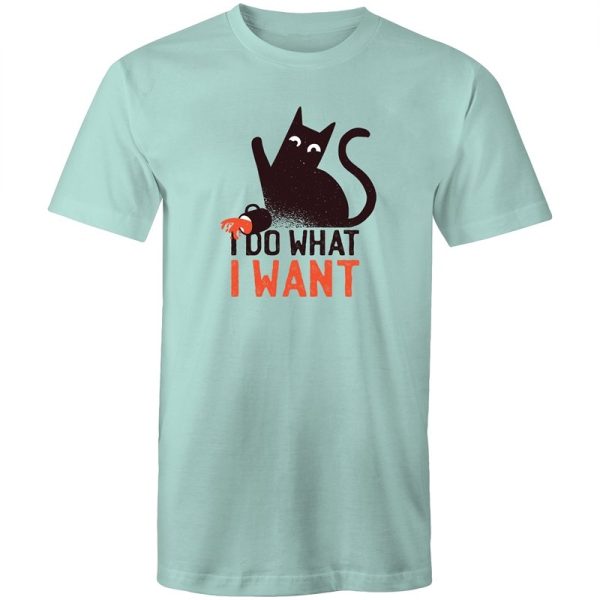 Men s Funny I Do What I Want Cat T-shirt Hot on Sale