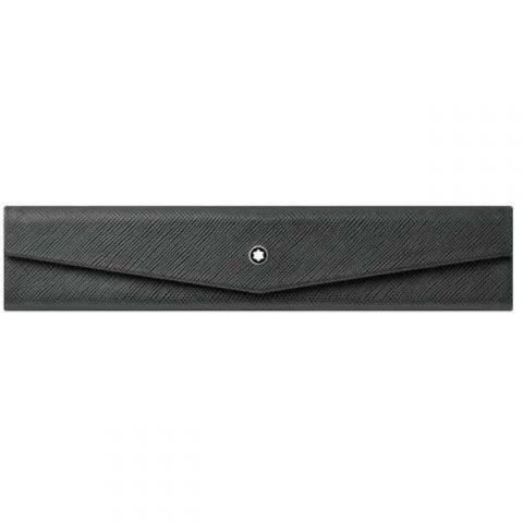 MON01028 - LTHR SARTORIAL PEN POUCH BLK Hot on Sale