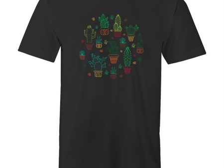 Men s Cactus Print T-shirt Supply