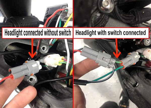 GritShift Halo Headlight Kill Switch (Sur Ron, Segway, & Talaria E-Bikes) Fashion