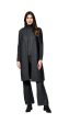 Leana Cable-Knit Belted Coat - Anthracite Online Hot Sale