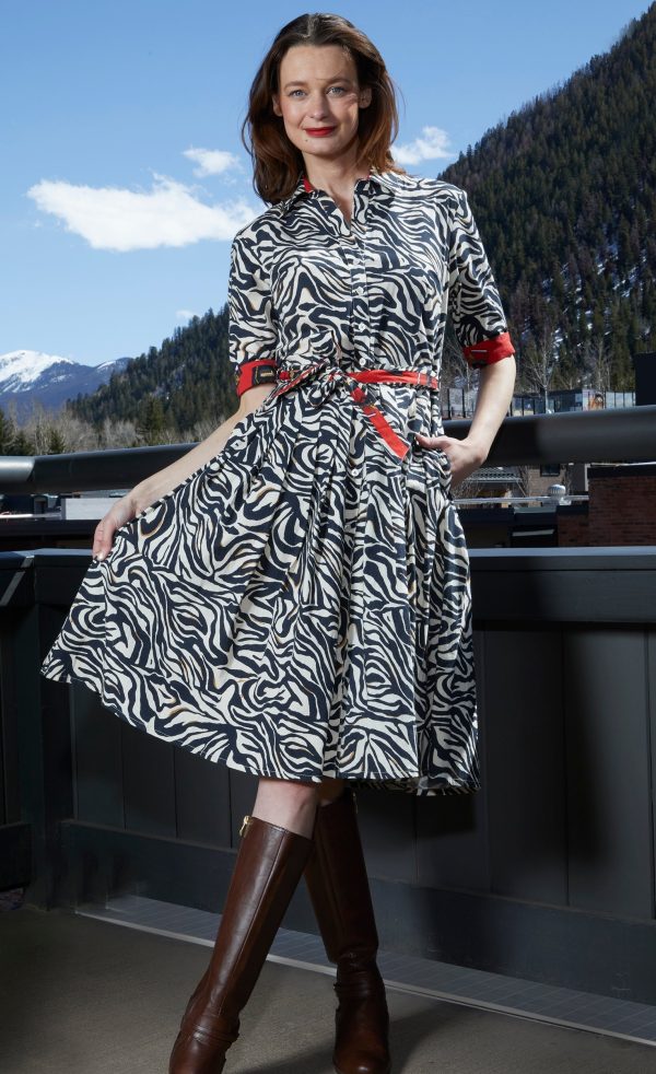 Mrs Maisel Dress - Black And White Zebra Print Fashion