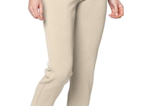 Alice Milano-Knit Slim Leg Pants - Warm Beige on Sale