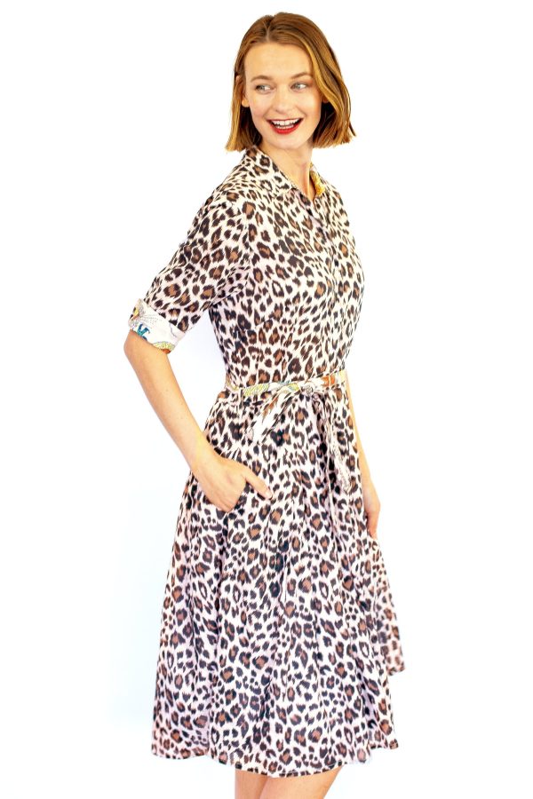 Mrs Maisel Dress - Cheetah Print For Cheap