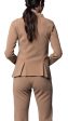 Nikkie Flat-Knit Zip Jacket - Mocha Discount