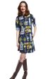 Chatham Dress - Vintage History Print Hot on Sale