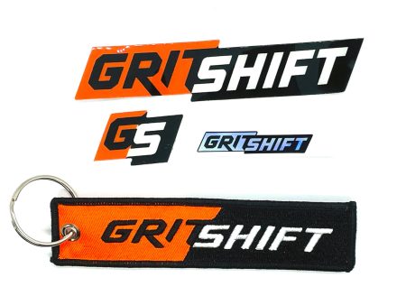 GritShift Keychain and Sticker Pack For Discount