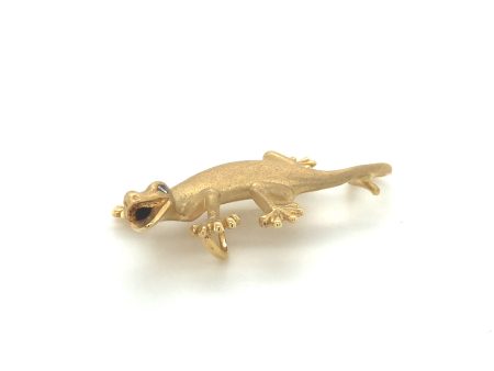 14k Gold Gecko Pendant Cheap