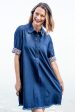 Hyannis Denim Dress Hot on Sale