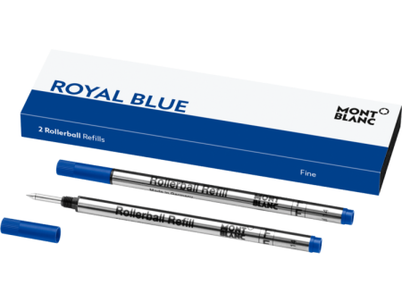 Royal Blue 2x1 M Rollerball Pen Refill Supply