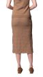 Sabrina Square Pattern Midi Straight Skirt - Mocha For Sale