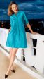 Chatham Silk Dress - Turquoise Online