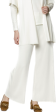 Briana Wide-Leg Milano-Knit Pants - Winter White Sale