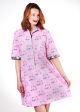 Monterey Dress - Pink Essentials Print For Discount