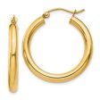 14k Gold Classic Hoops For Cheap