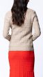 Zoe Square-Detail Knit Jacket - Mocha Hot on Sale