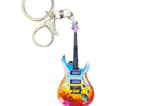 Electric Guitar Keychain - Acrylic Hot on Sale