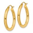 14k Gold Classic Hoops For Cheap