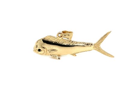 14k Gold Mahi Pendant For Discount