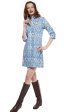 Sag Harbor Dress - Blue Kilim Print Supply