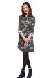 Sag Harbor Dress - Black Ground With Sleeping Cheetahs In The Trees For Cheap